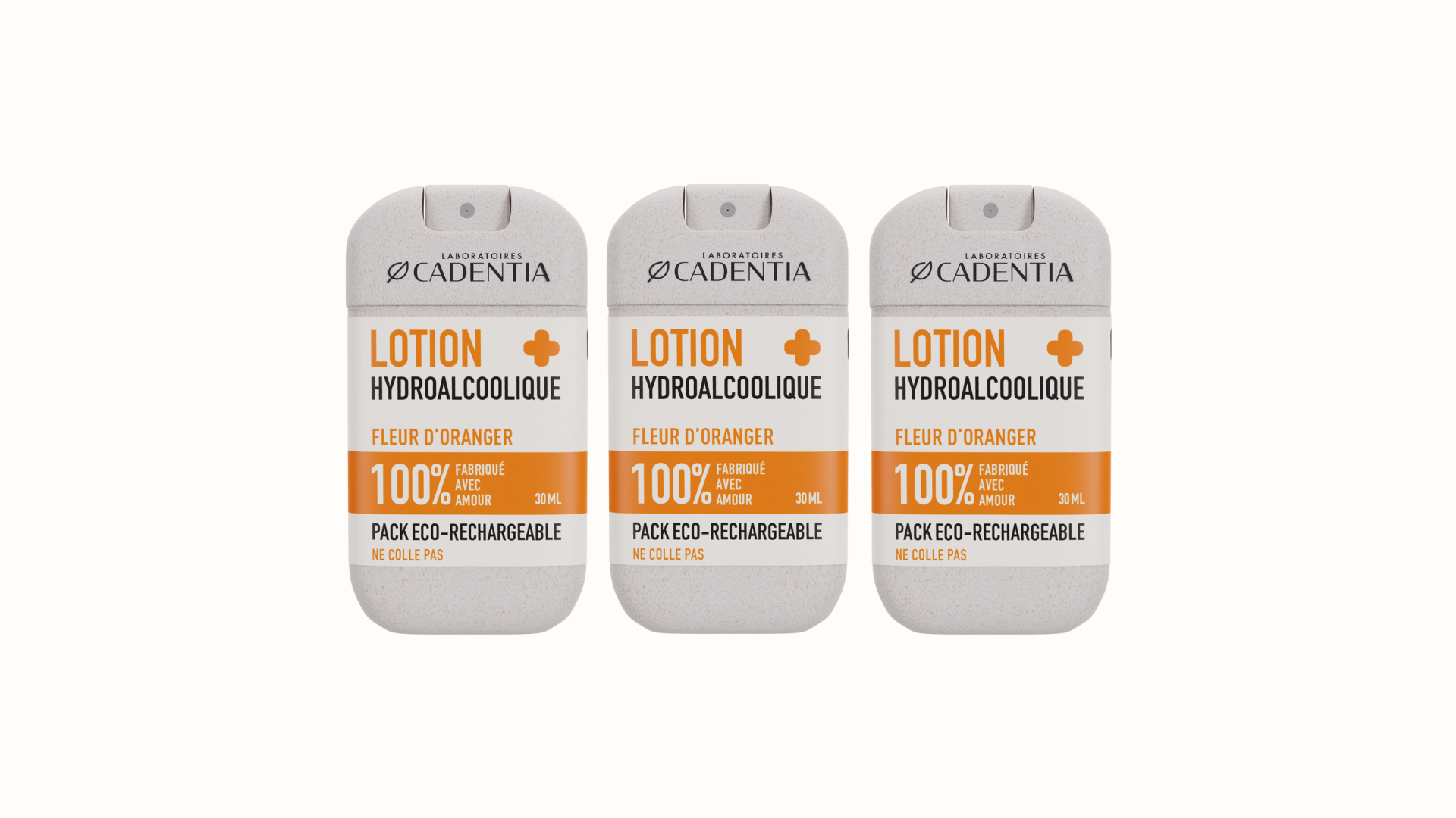 Pack trio – Lotion hydroalcoolique – Fleur d’Oranger