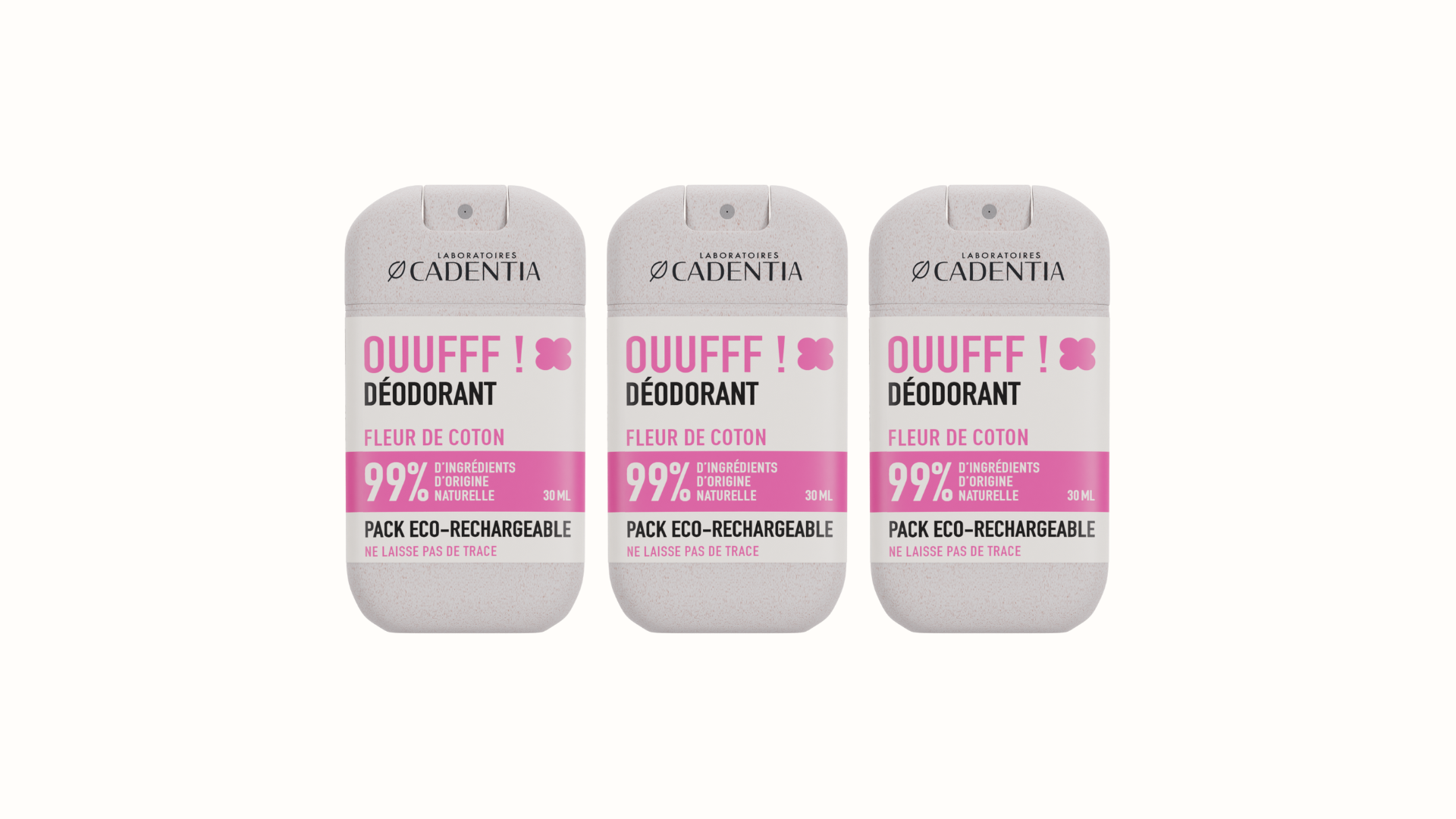 Pack trio – Déodorant – Fleur de coton