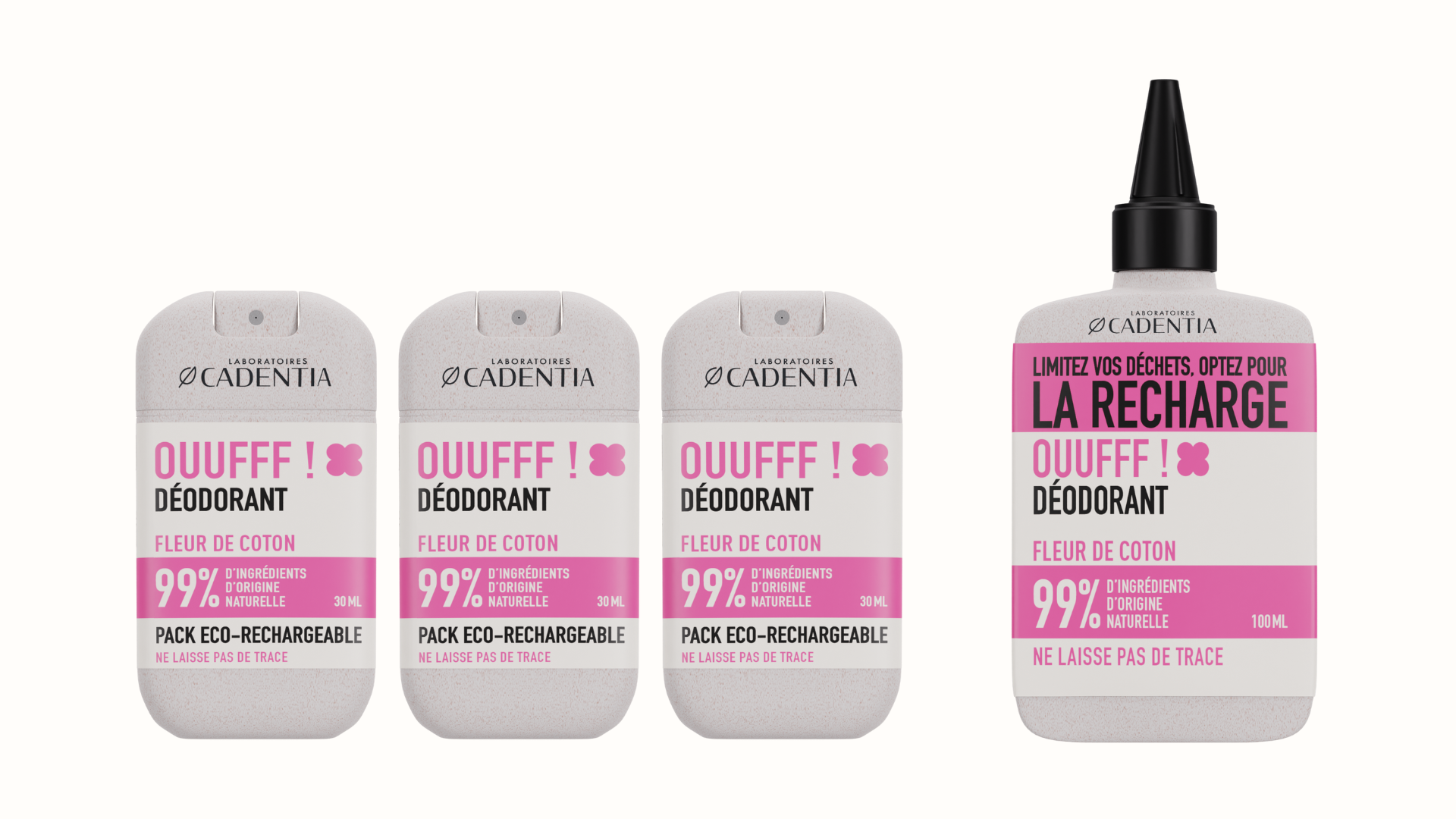 Pack trio+ – Déodorant – Fleur de coton